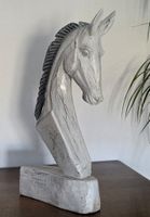 Pferde-Skulptur aus Holz, Shabby Chic Look!