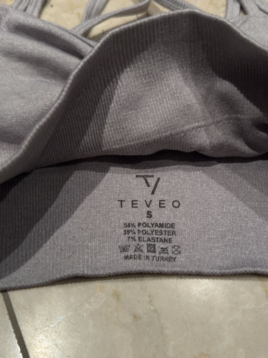 Teveo Top: neuwertig, top, teveo, hellgrau, grösse S – Usato da sargans venduto da lnoa 2