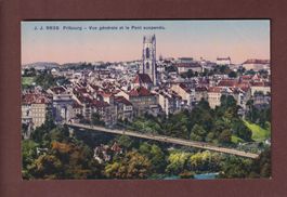 FRIBOURG - Vue partielle - Pont Suspendu