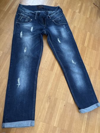 Jean femme J.S. bleu délavé taille M