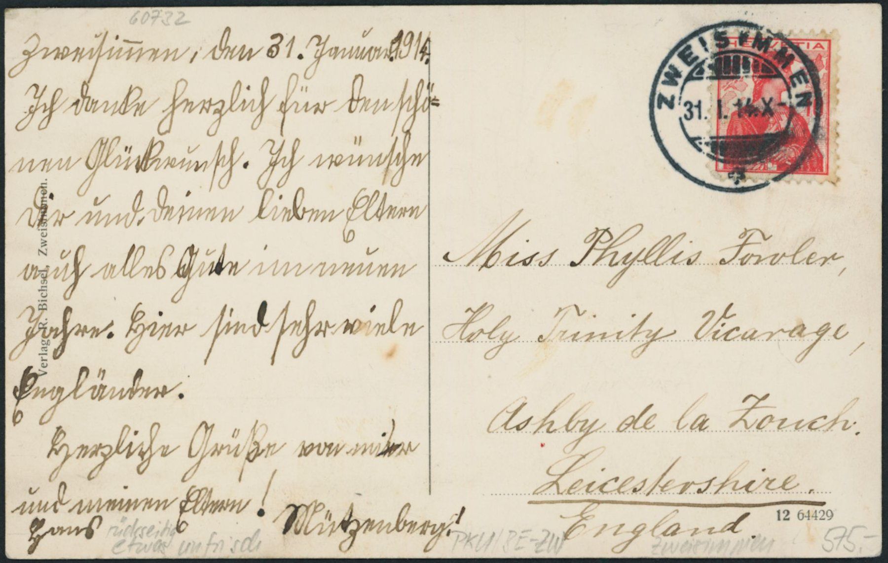 Cartoline postali: BE Zweisimmen - Post - Postkutsche – Usato da Schindellegi venduto da leecollect 1