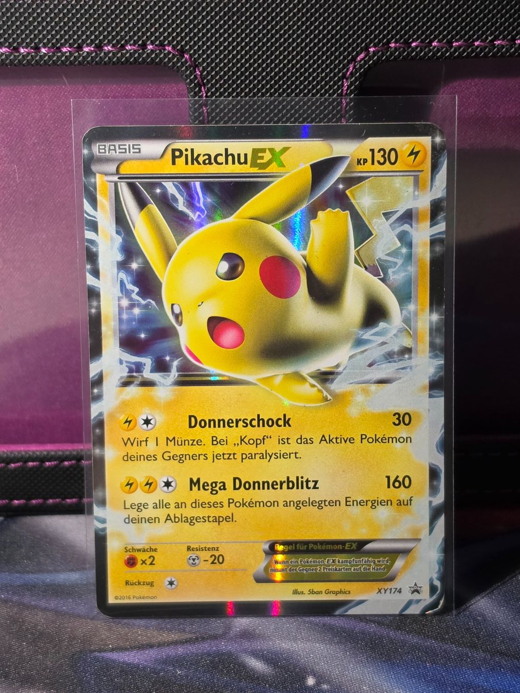 Pokémon Carte collezionabili: Pikachu EX 174 – Usato da Binningen venduto da oscark77