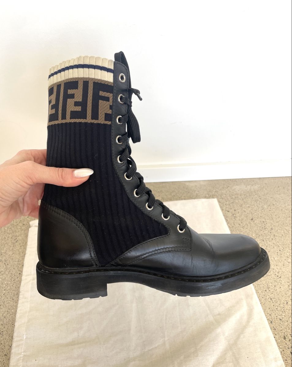 Fendi Scarpe da donna: FENDI Stiefel Rockoko Boots – Usato da Stäfa venduto da Nicole093 8