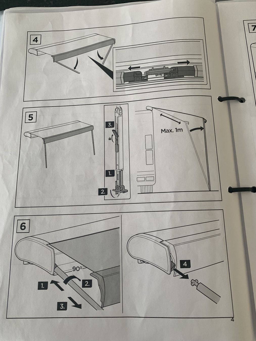 Thule Tende da sole: THULE Dachmarkise zu Caravan und Campingbus – Usato da Murten venduto da Pegrila 4