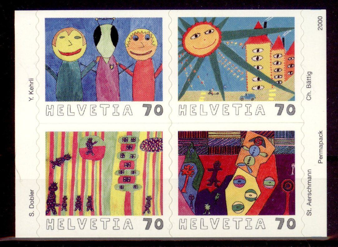 Tutti i francobolli: 2000, Kinderzeichenwettbewerb ** – Usato da Willisau venduto da Vollstempel