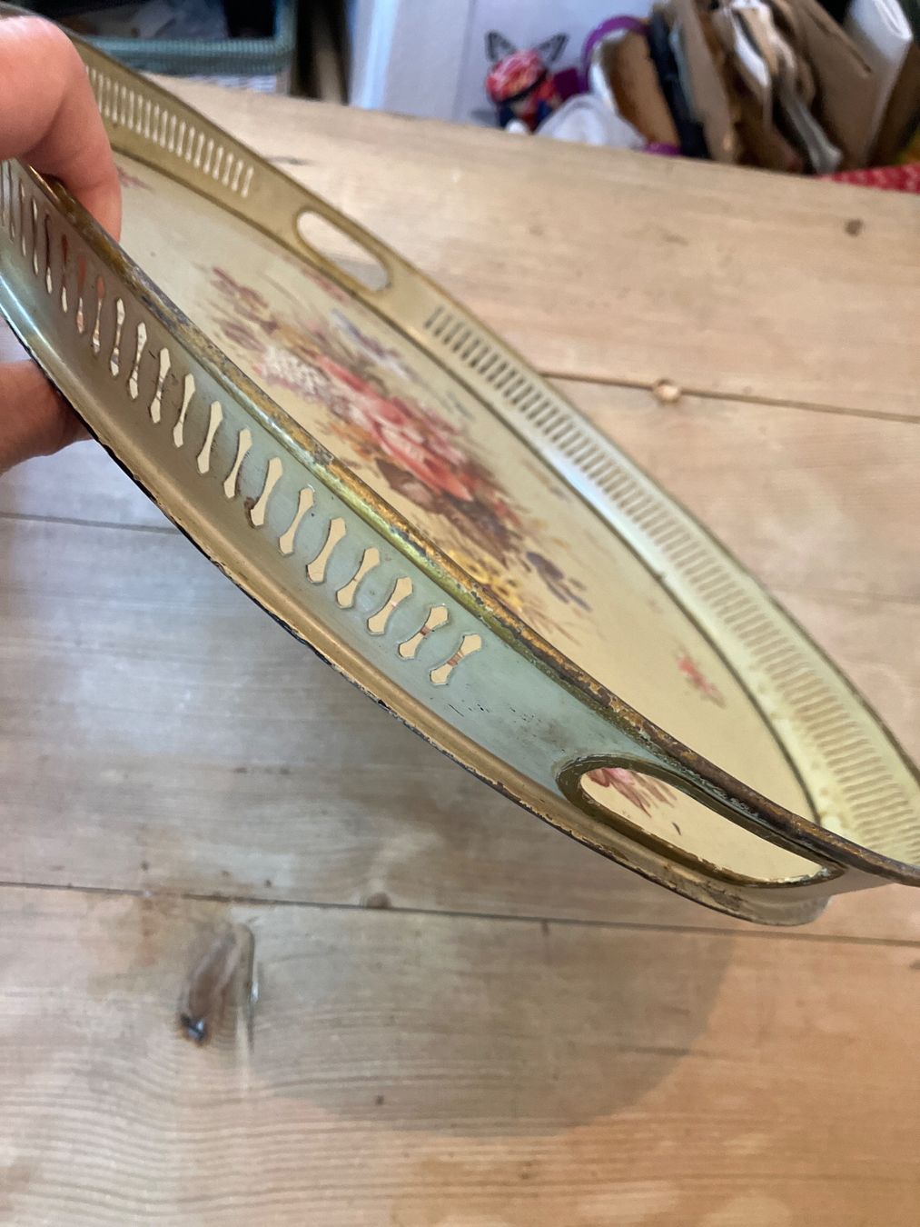 Piatti di portata: Tablet - Serviertablett - Antik - Metall – Usato da Winterthur venduto da pompea 2