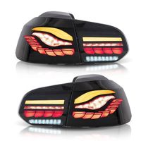 VW GOLF 6 OLED Heckleuchten Rückleuchten Smoke Schwarz