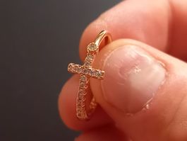 Vergoldet Ring, Grosse 8 (57)