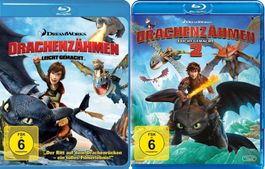 Drachenzähmen leicht gemacht 1+2 (2010/2014) DreamWorks/2-BD