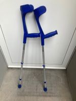 Gehstützen/Krücken, blau