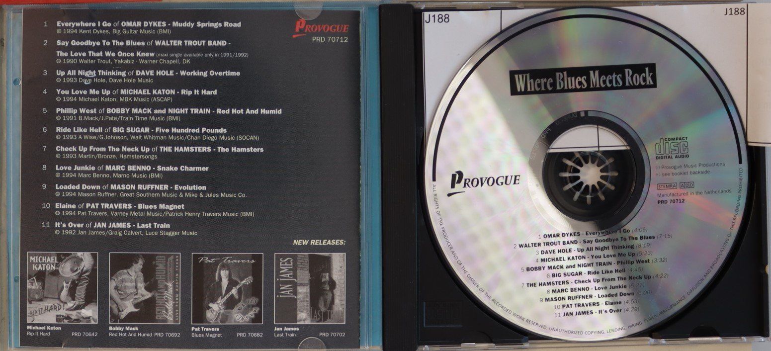 CD: Where Blues Meets Rock – Usato da Luzern venduto da CONTENTI 1