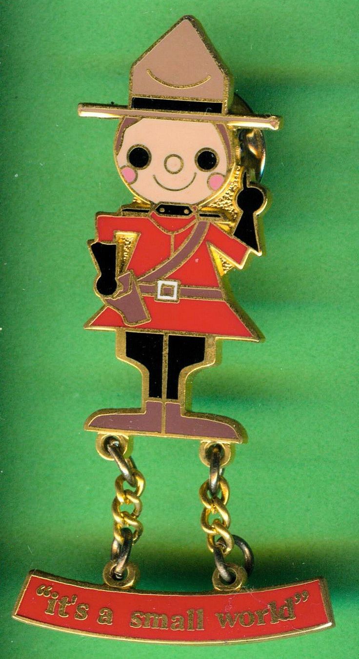 Disney Placchette & Badge: DISNEY  It's small world  KANADA – Usato da Winterthur venduto da Sammleroase