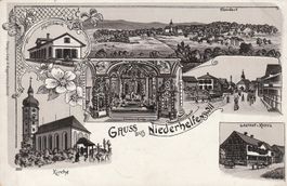 Niederhelfenswil-Litho-Gasthof Kreuz-Schifflifabrik-Oberdorf