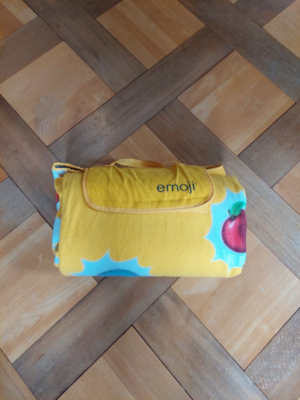 Coop Decken: Emoji Picknickdecke – Gebraucht aus Beckenried von Havacola 1
