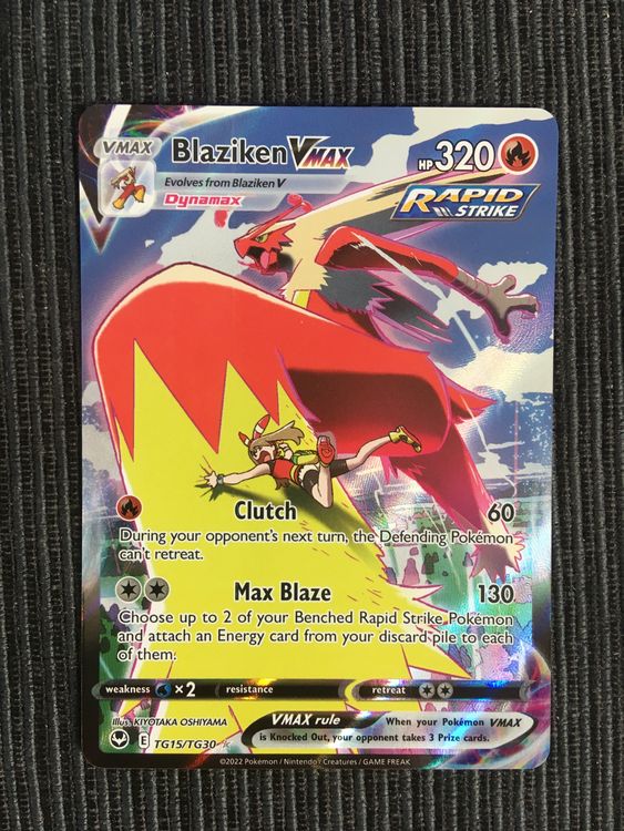 Pokemon Blaziken Vmax Alternative Silver Tempest EN | Kaufen auf Ricardo