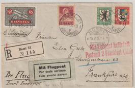 SEHR SELTEN, RF 26.4h, BASEL - FRANKFURT, Fr 700.--