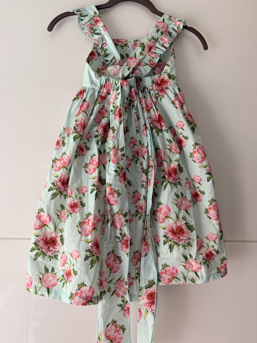 Kleider & Röcke: Phi Kleid Blumenmuster mint Grösse 9/10 Jahre – Gebraucht aus Basel von Upside12 4