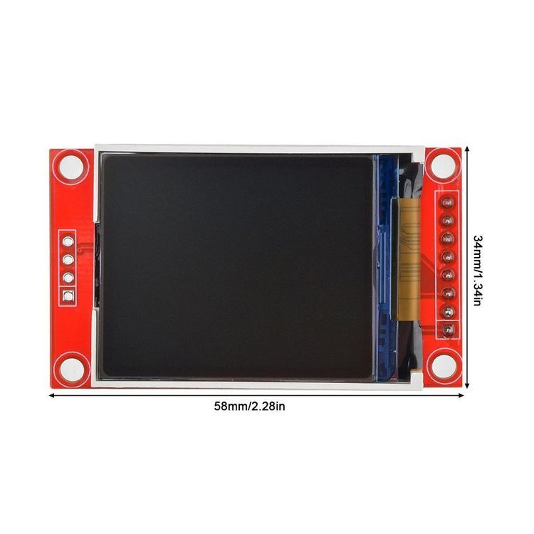 Componenti elettronici: 1.8" TFT - ST7735 Drive I2C + SD Card Interface for Arduino – Nuovo e nell'imballaggio originale da Ebikon venduto da archie2019