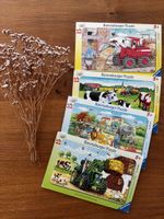 Ravensburger Puzzle Bauernhof Zoo Baustelle 4 Stk 15 Teile