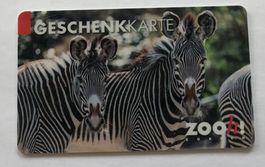 Zoo Zürich Geschenkkarten   ohne Guthaben und für Sammler