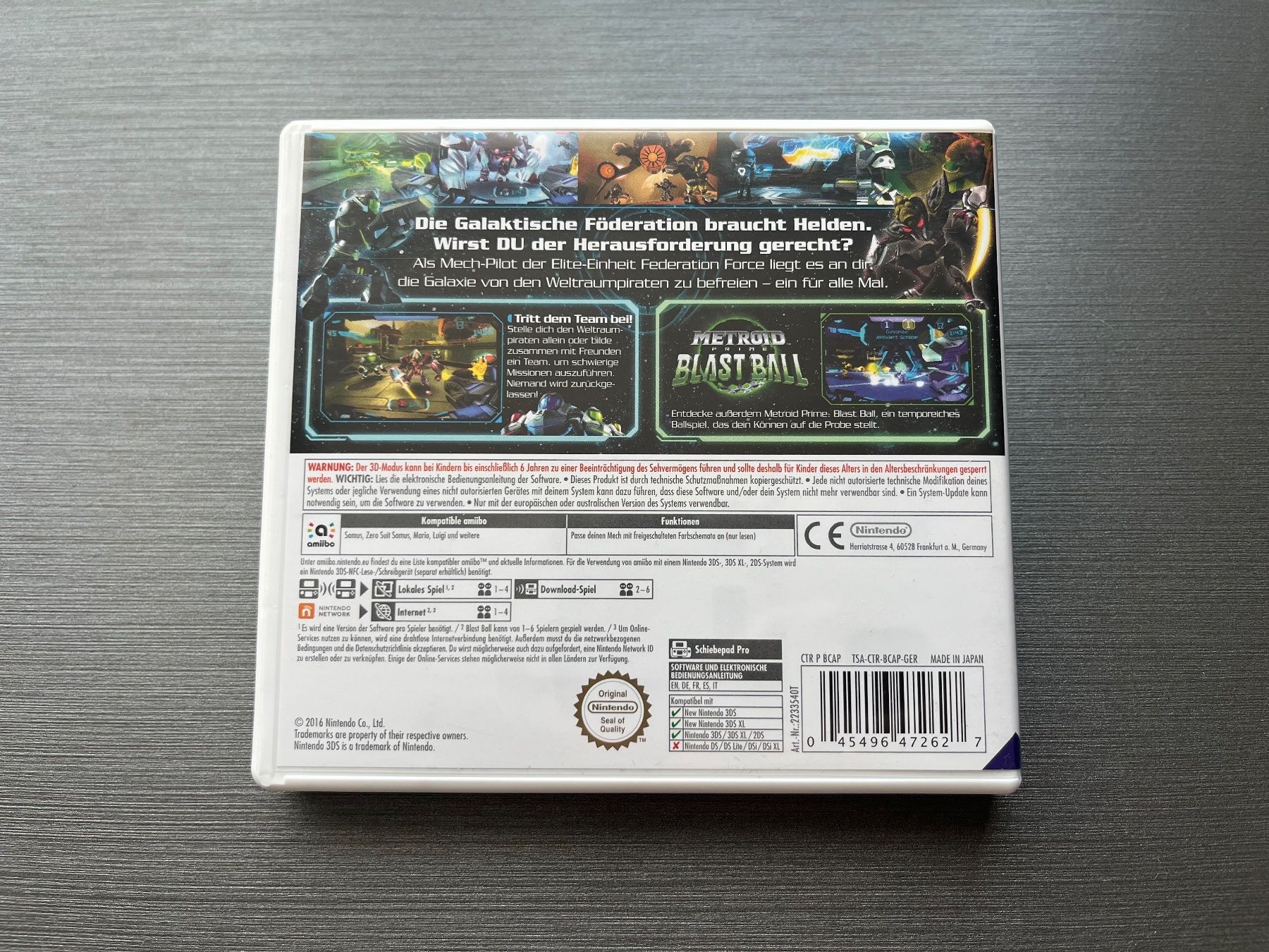 Nintendo Giochi: Metroid Prime: Federation Force - DE - Nintendo 3DS – Usato da Thalwil venduto da ranx 3