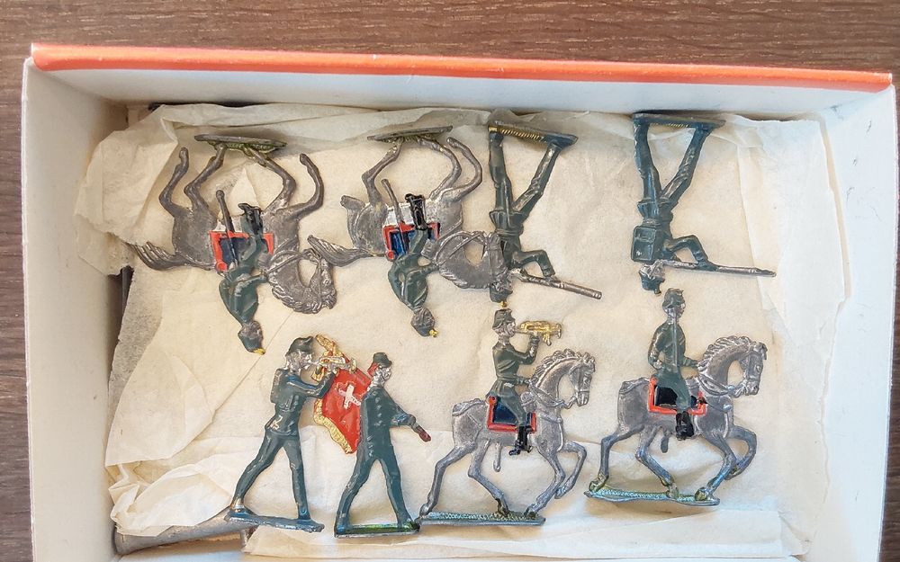 Jouets: Bleisoldaten Zinnsoldaten antik handbemalt – D'occasion à Köniz par scopello12 3