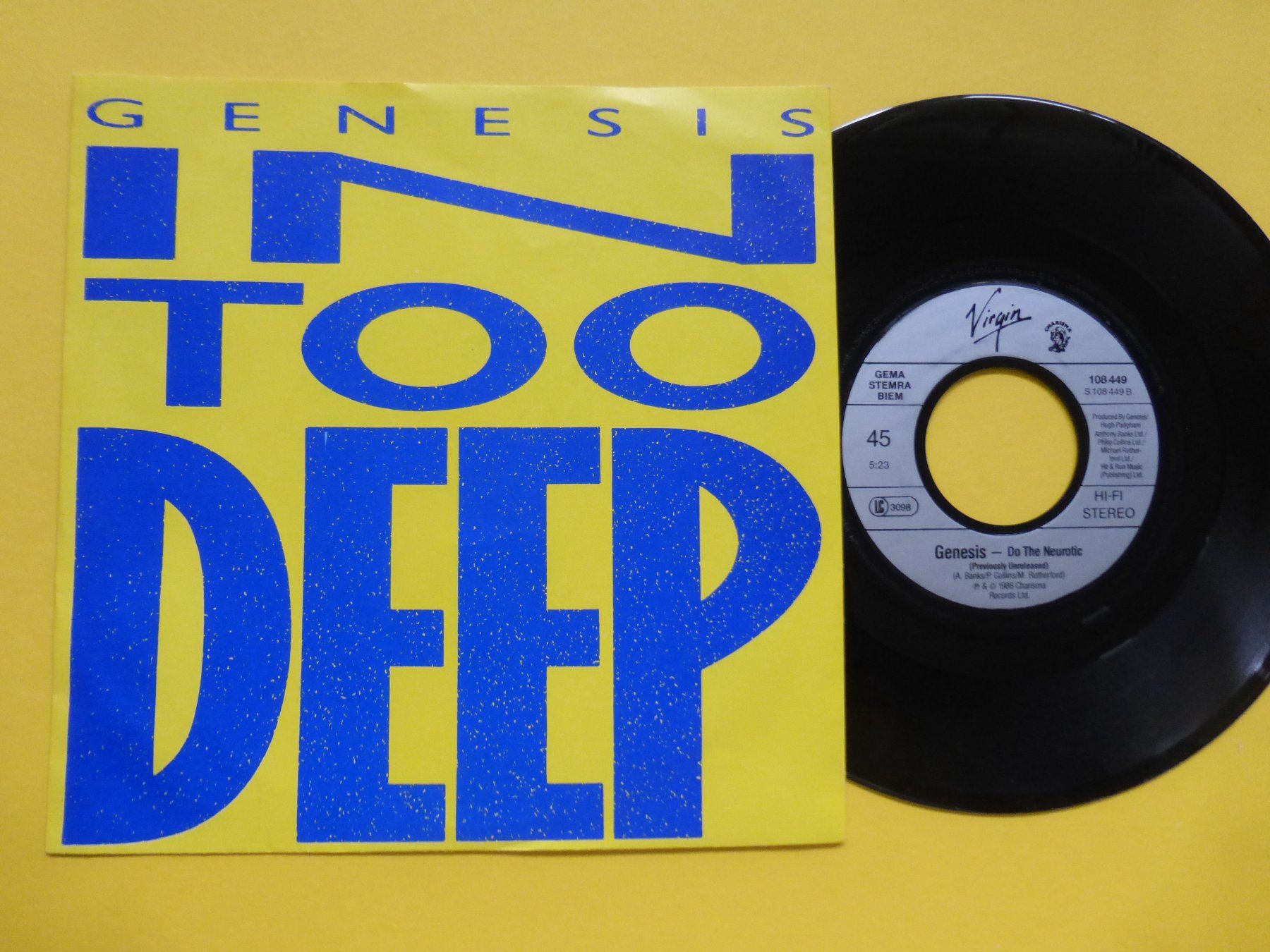 Dischi in vinile: Genesis – In Too Deep – Usato da Zürich venduto da Swiss57