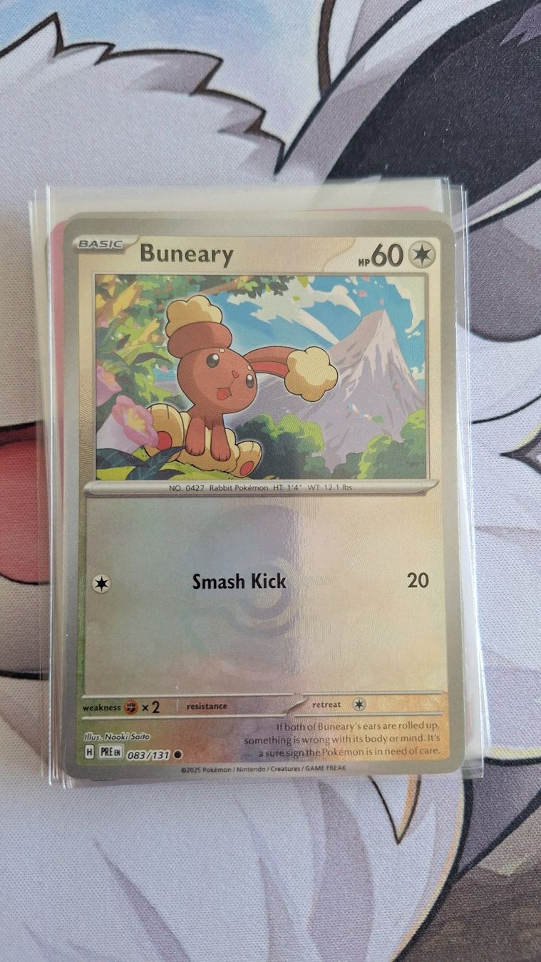 Pokémon Carte collezionabili: Buneary Pokeball Holo - Prismatic Evolution – Usato da Altstätten SG venduto da GGsGameshop
