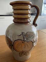 Retro Keramik Krug mit Apfelmotiv