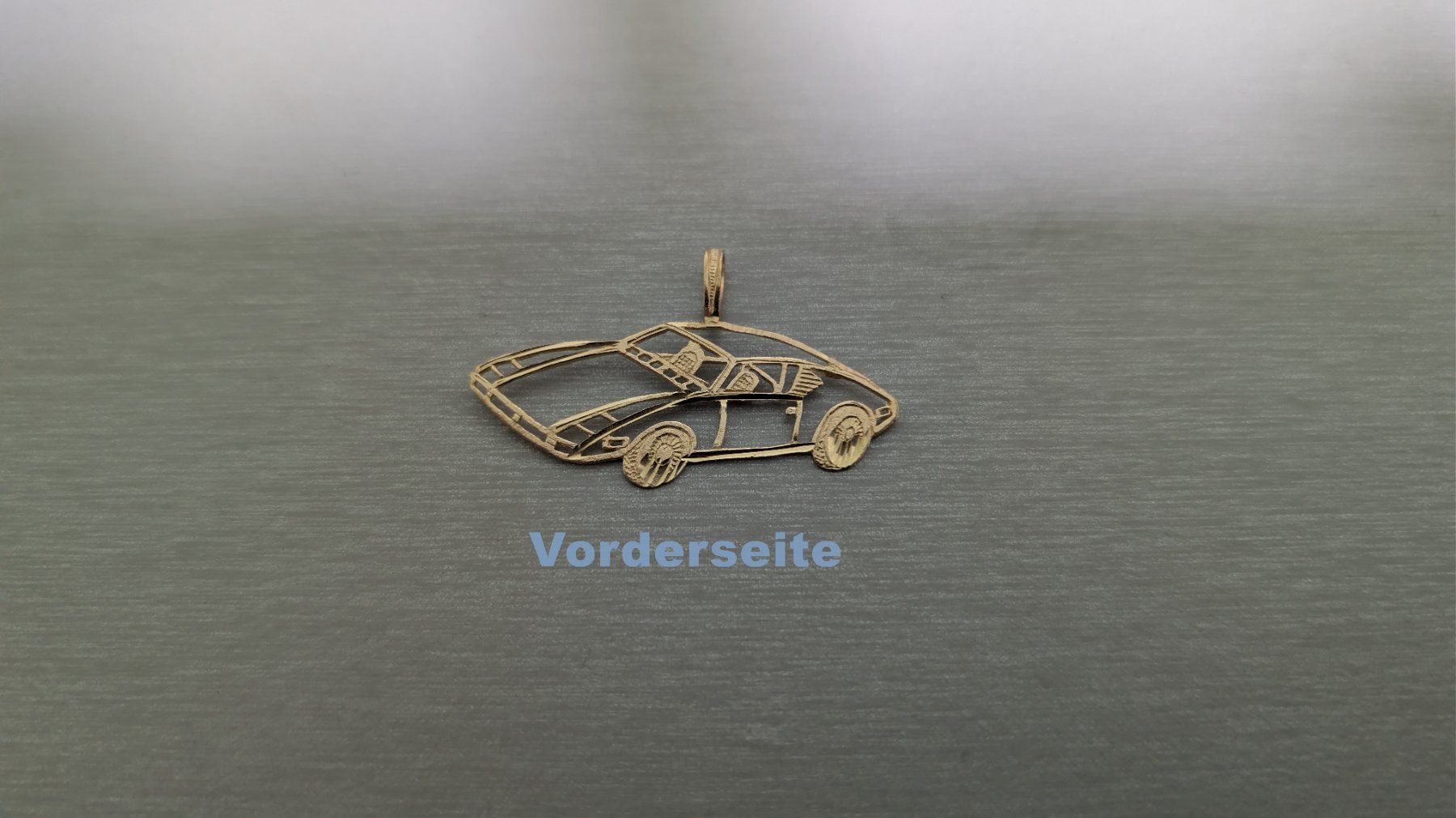 Ciondoli: Gold Anhänger "De Tomaso Pantera" – Nuovo e nell'imballaggio originale da Muhen venduto da Minihummer 2