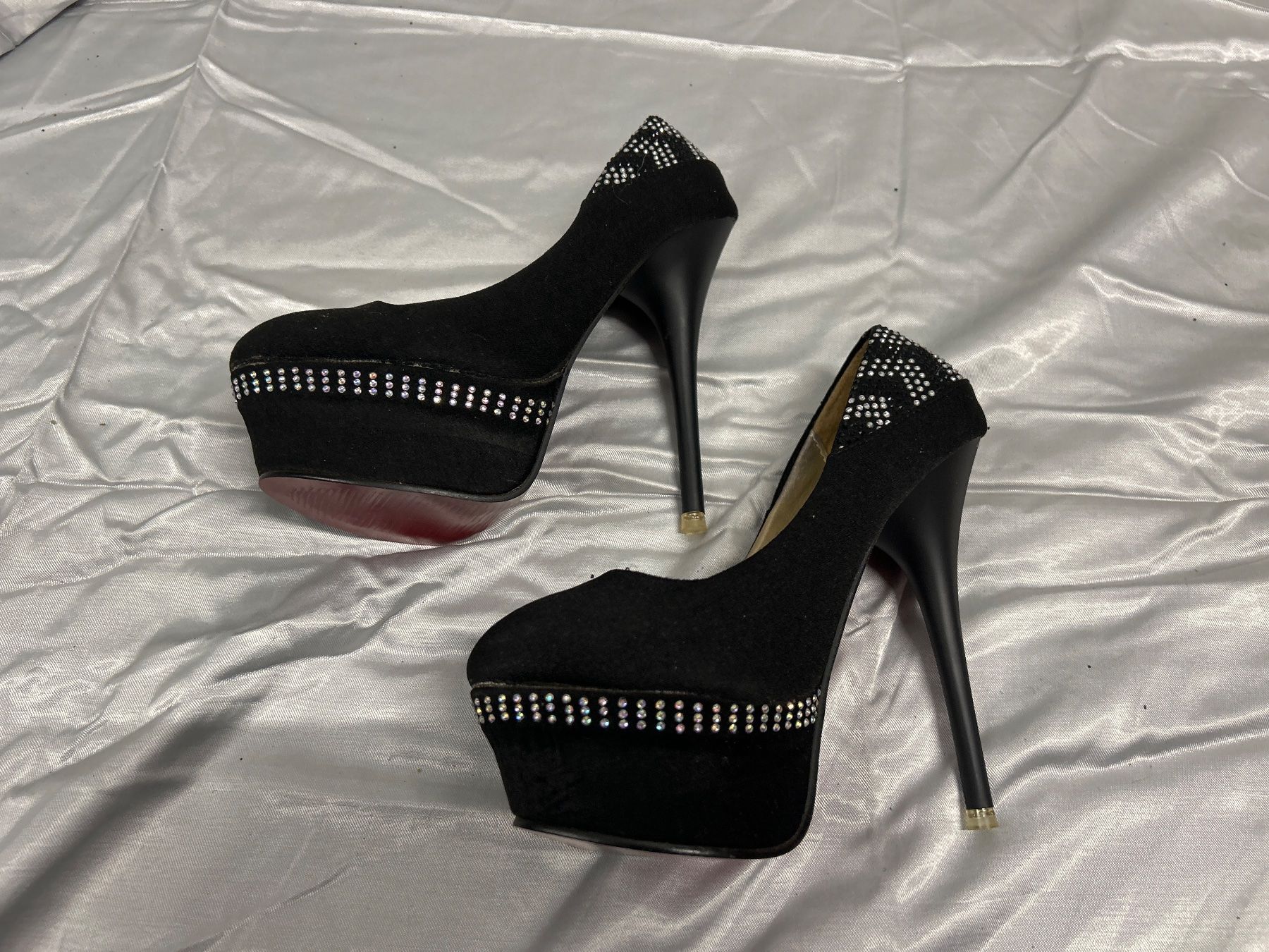 Scarpe da donna: Plateau Pumps mit Strasssteinen Gr 35 Neu – Nuovo e nell'imballaggio originale da Regensdorf venduto da Spyke55 1