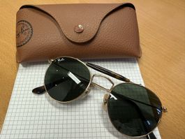 Sonnenbrille Ray-Ban RB3747 001 Gold Gruen inkl Etui