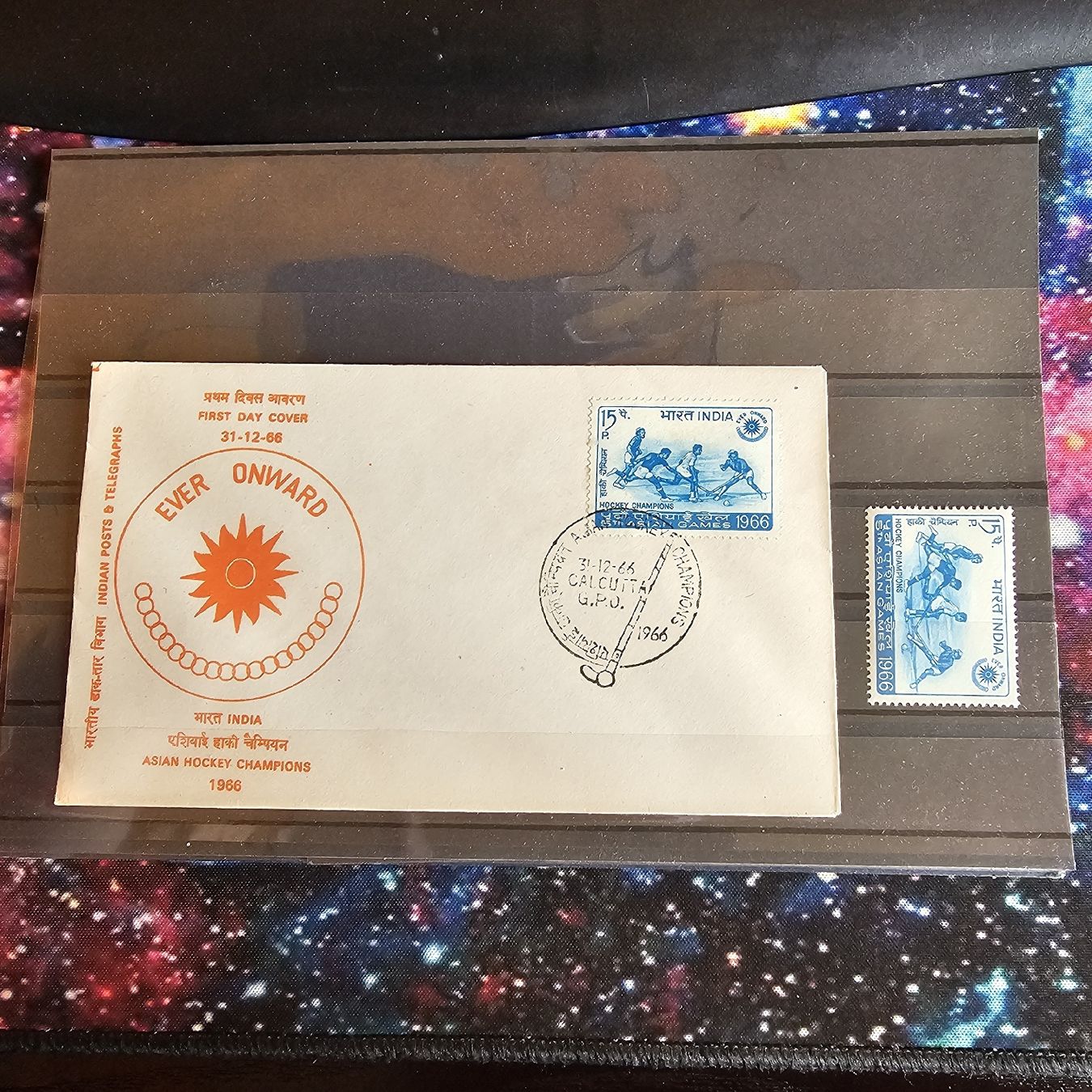 Tutti i francobolli: INDIEN 1966 FDC BELEG UND EINZEL MARKE – Usato da Dintikon venduto da bonita099