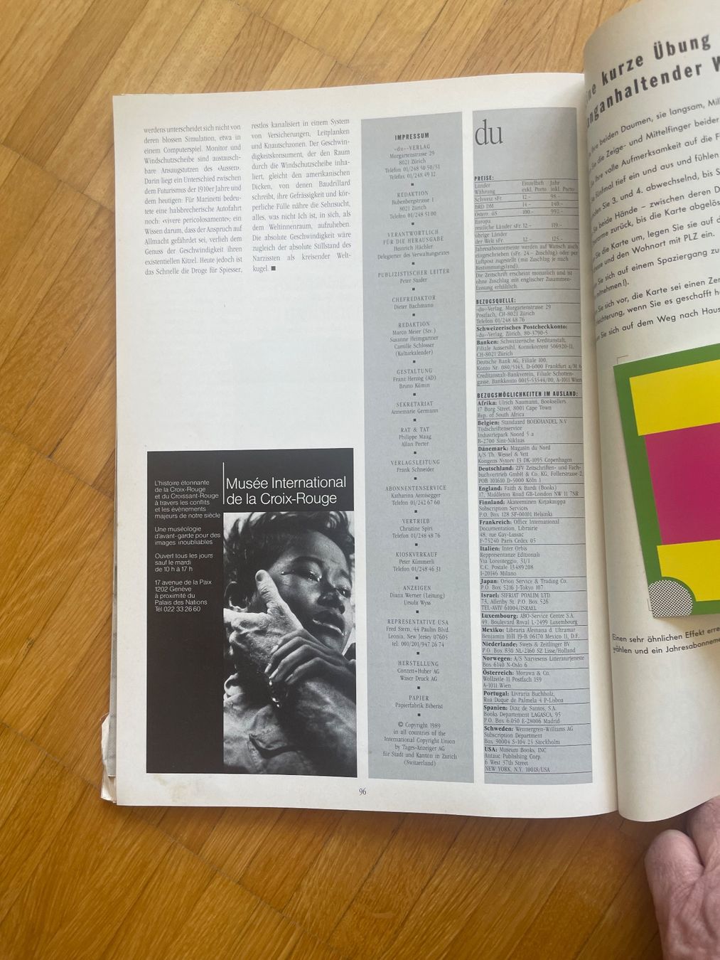 Riviste & Magazine: DU Zeitschrift, Sonderedition, 2013, Hannes Schmid – Usato da Zürich venduto da Chrigelvelo 8