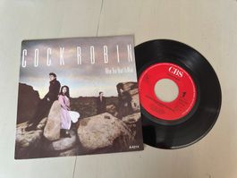 COCK ROBIN tolle Kult Single When you heart is weak 80's
