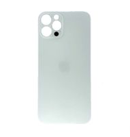 VITRE ARRIÈRE IPHONE 12 Pro (AVEC LOGO) grand trou Blanc
