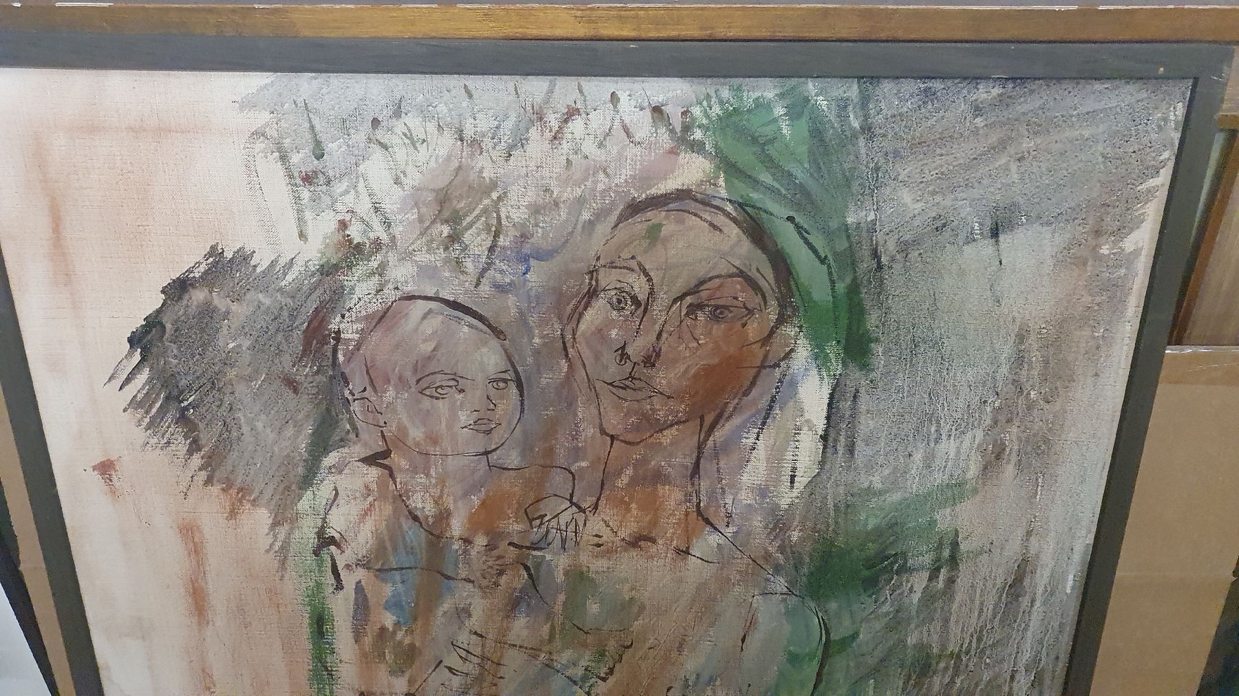 Dipinti: Gemälde "Mutter mit Kind"  Kunst Bild🎨 – Usato da Kölliken venduto da Jonalu 2
