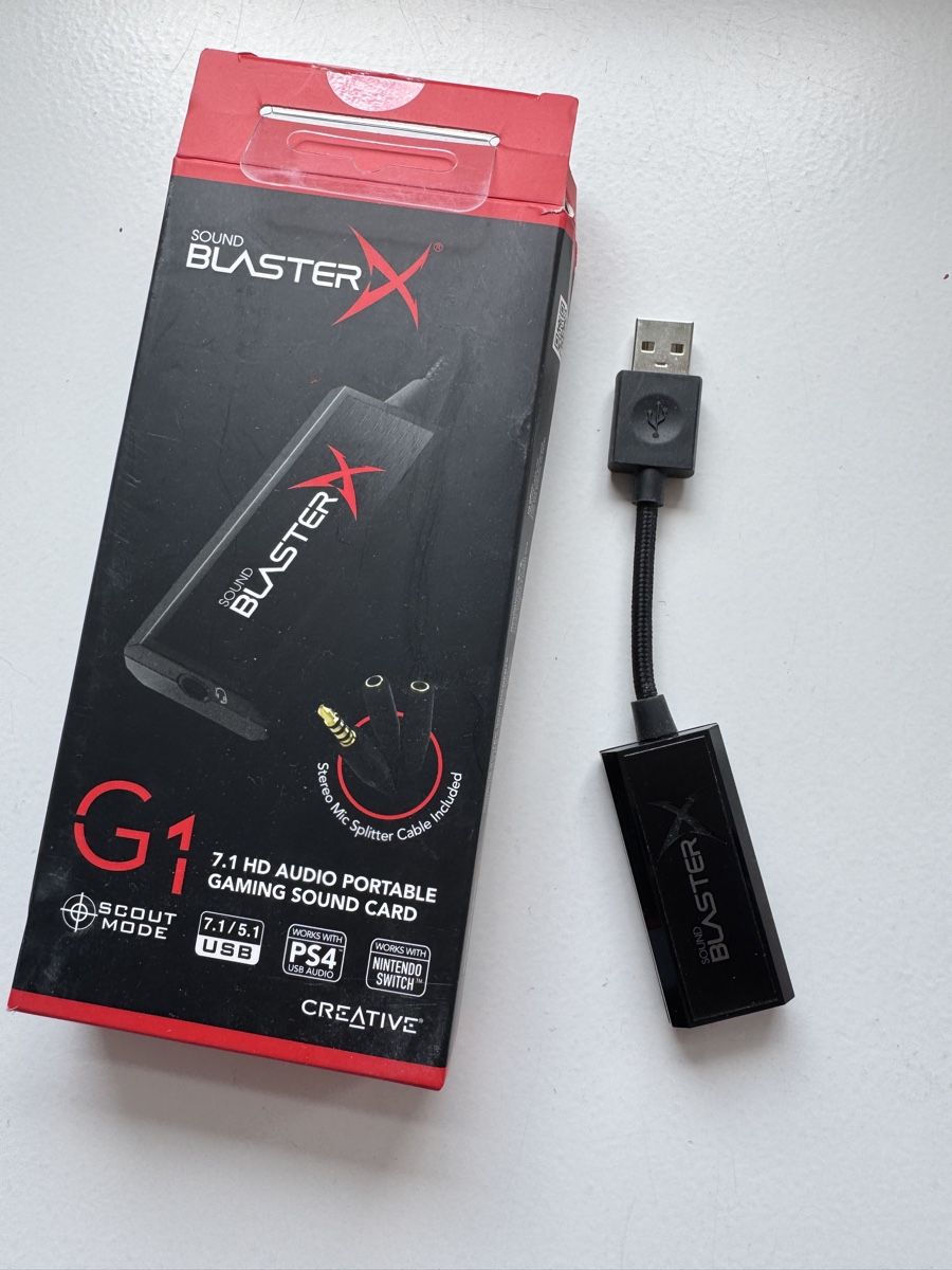 Cartes son: Creative Sound BlasterX G1 – D'occasion à Happerswil par ruubie01