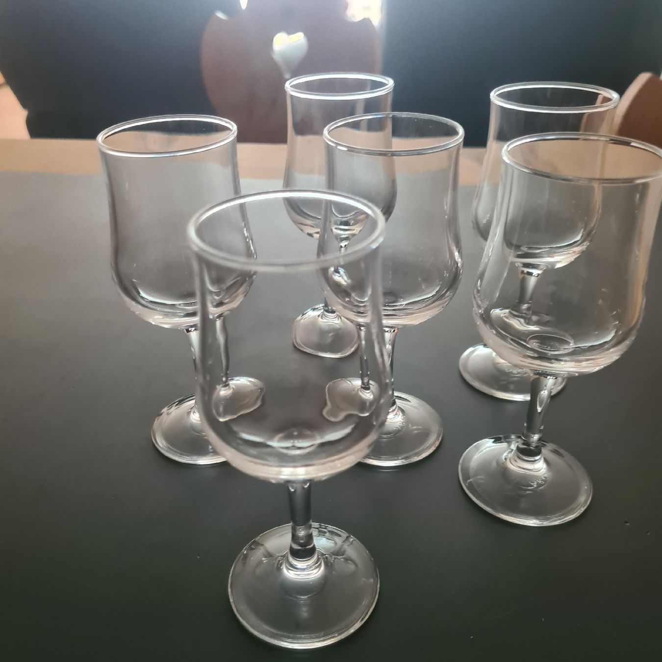 Gläser: Rot- Weiss- Schnaps Gläser Set  a' 6 Stück – Gebraucht aus Steinen von turbogeiss99 4