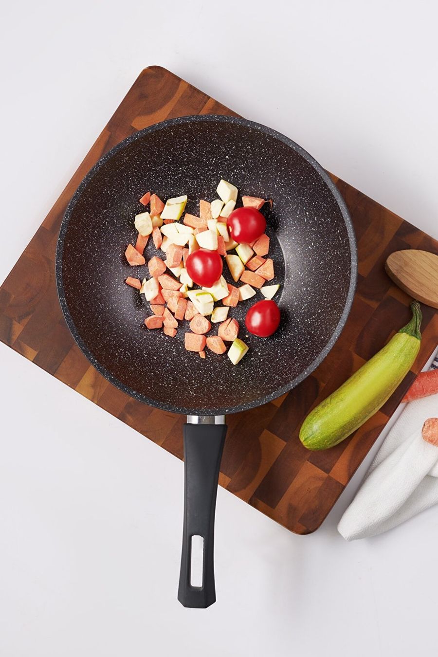 Padelle: Karaca Viento Bio Granit Wok- Pfanne 28 cm – Nuovo e nell'imballaggio originale da Reinach AG venduto da evimshop