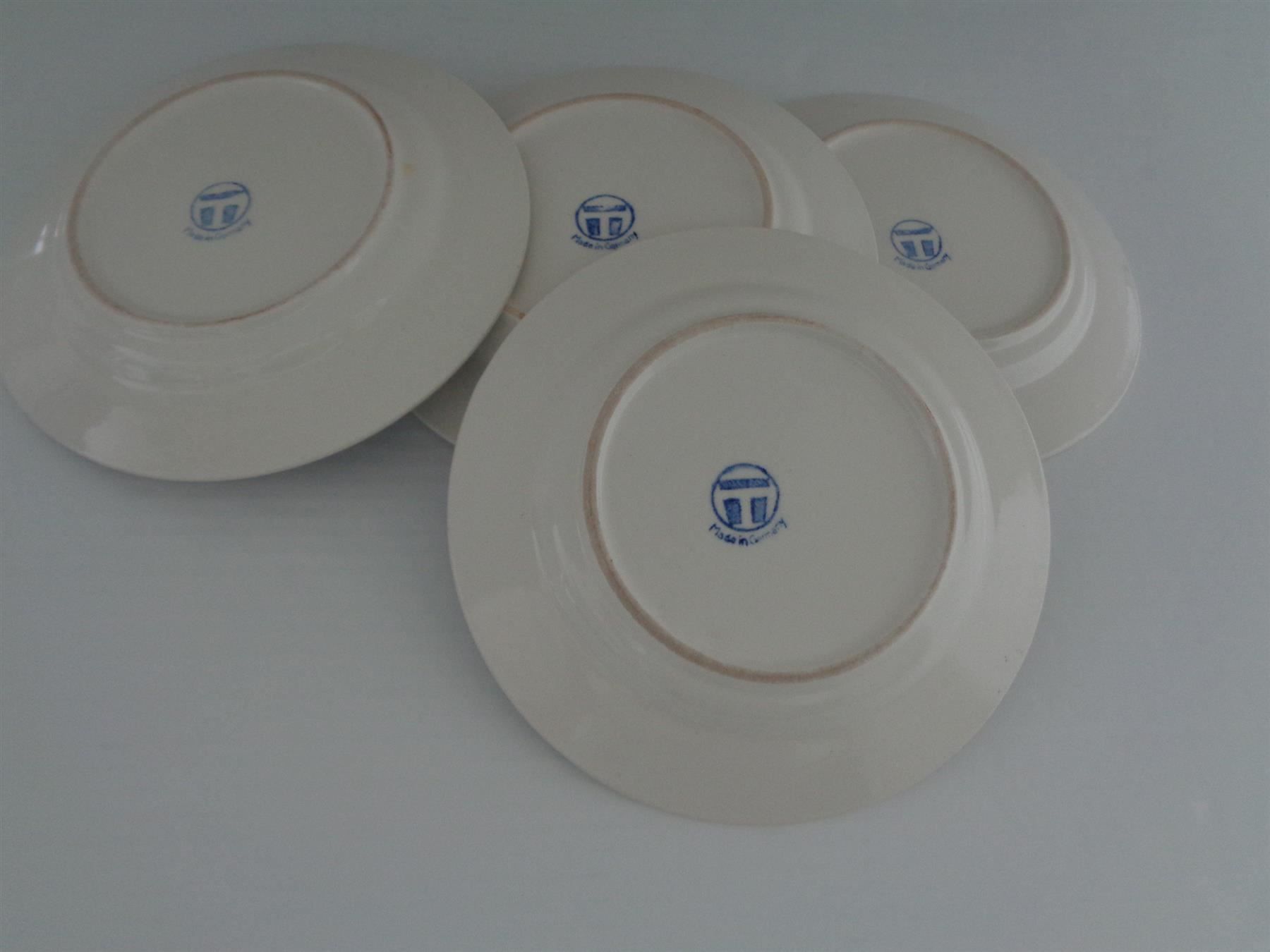 Assiettes: 4 alte Keramik-Dessertteller - Germany – D'occasion à Chur par omonia 6