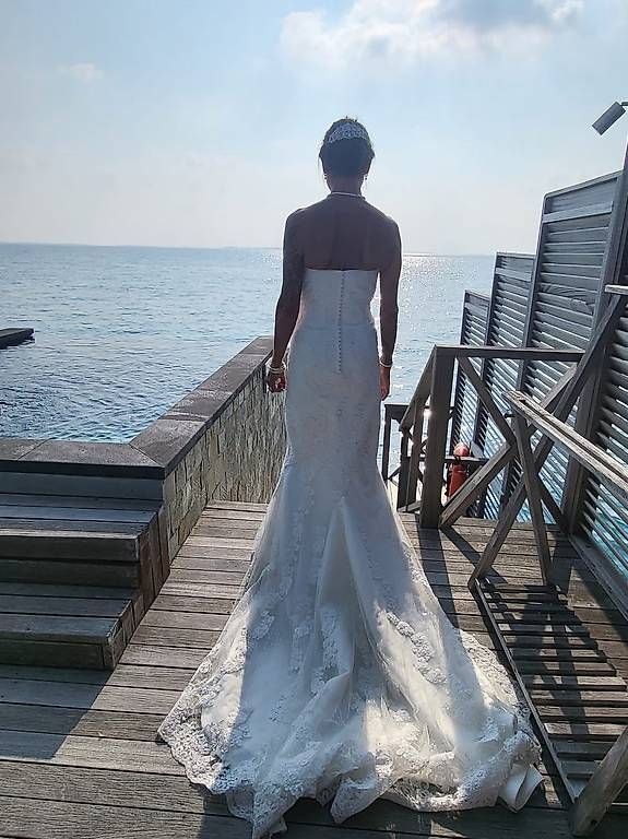 Vestiti: Brautkleid im Meerjungfrau Stil – Usato da Greppen venduto da dolphin69 5
