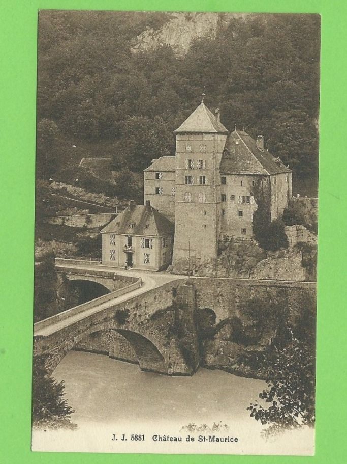 Ansichtskarten: Château de St-Maurice – Neu (gemäss Beschreibung) aus Zürich von t24_de