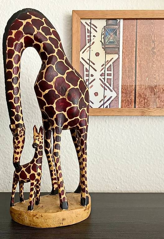 Skulpturen & Statuen: Afrikanische Figuren Giraffe – Gebraucht aus Wettingen von Ricolino2025 3