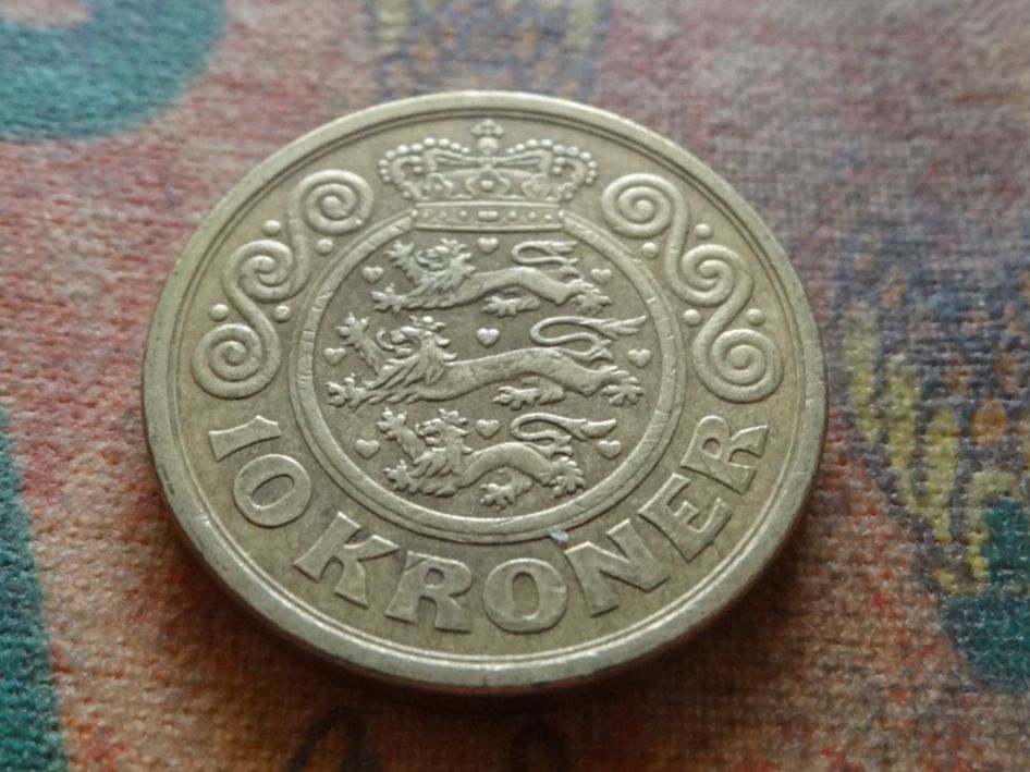 Tutti le monete: DANEMARK  10  Kroner  1995  (Z) – Usato da Romanel-sur-Lausanne venduto da Swift13 1