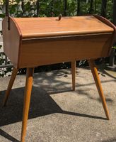 Vintage Design Nähkästchen 50er Jahre midcentury Holz