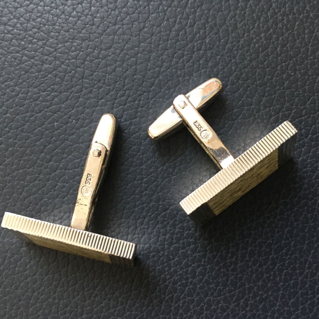 Gemelli: versilberte Manschettenknöpfe Vintage – Usato da Freienwil venduto da Hubi030 1