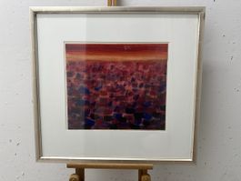 Alfred Sidler (1905-1993) Gemälde Aquarell Gouache 1969