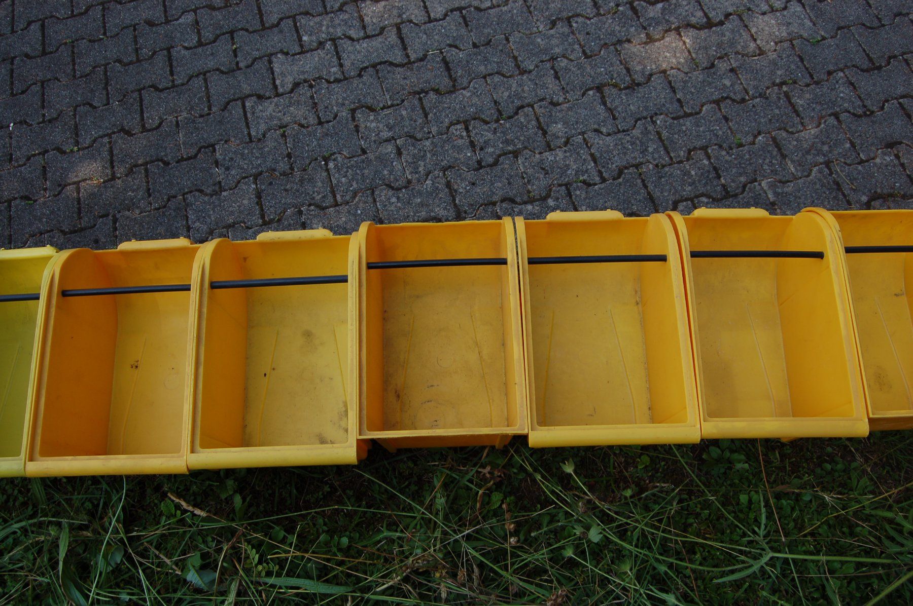Behälter & Ähnliches: 14 Sichtlagerboxen gelb – Gebraucht aus Bauma von Dampf63 9
