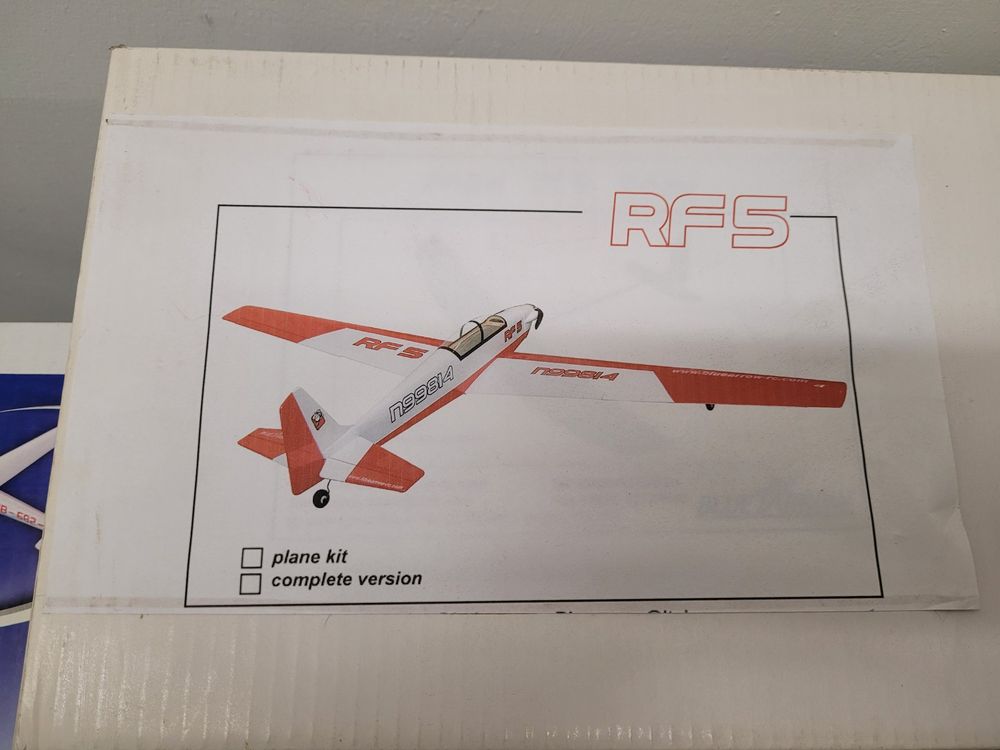 RF5 Fournier Motorsegler, PNP. Model aus Holz, 1440 mm. OVP Kaufen